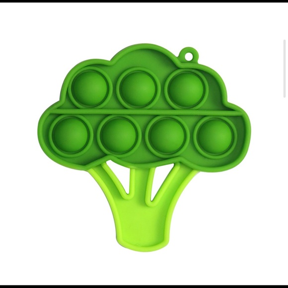 Fidget Toy Keychain Pack 🥕🥦🍆 - Picture 3 of 6